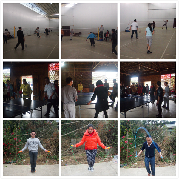 青龍年會(huì) 青龍人享受快樂的體育比賽